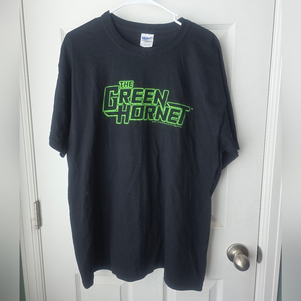 Vintage 2010 Green Hornet Movie Promo Short Sleeve Crew Nec k SZ L